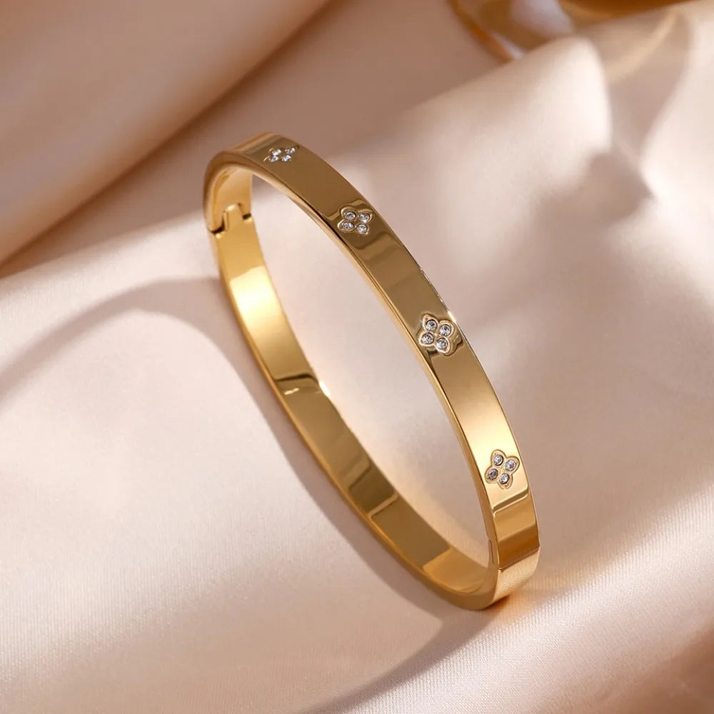 Titanium Steel Stacked Bracelet