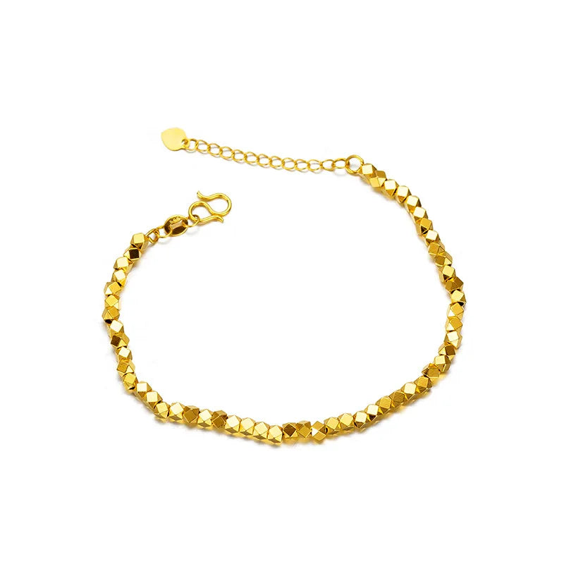 Real Gold Chain Bracelet