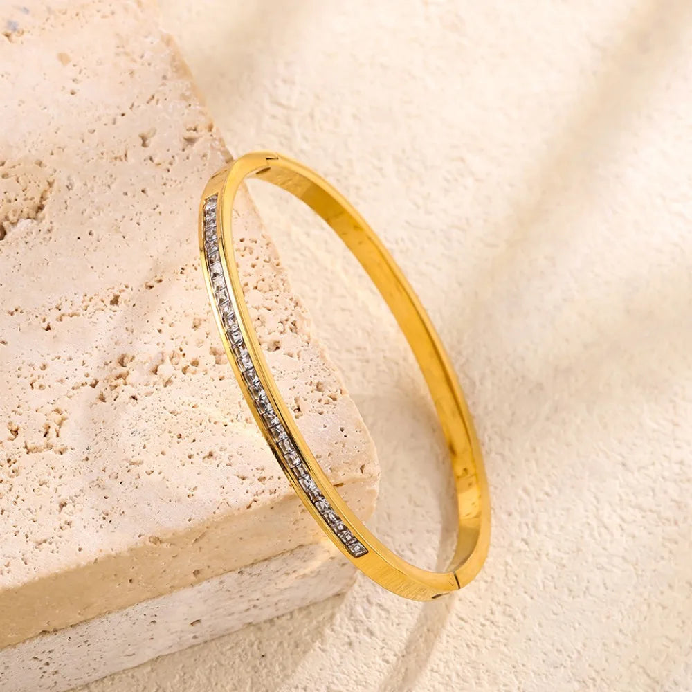 Titanium Steel Stacked Bracelet