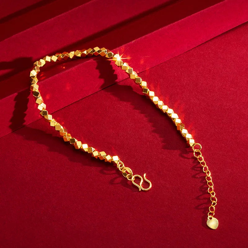 Real  Gold Chain Bracelet